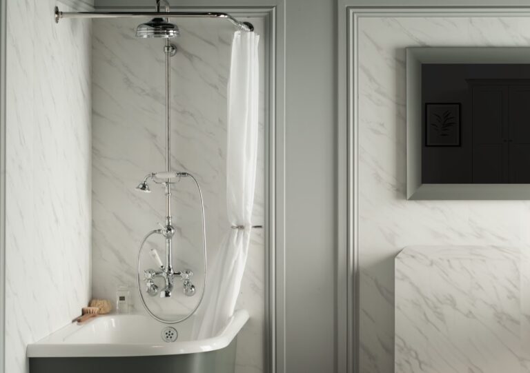 90-degree Shower Curtain Track 2