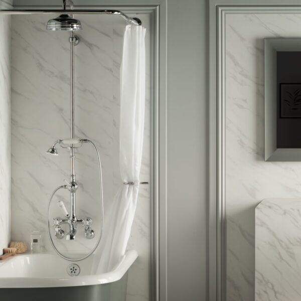 90-degree Shower Curtain Track/ Rail