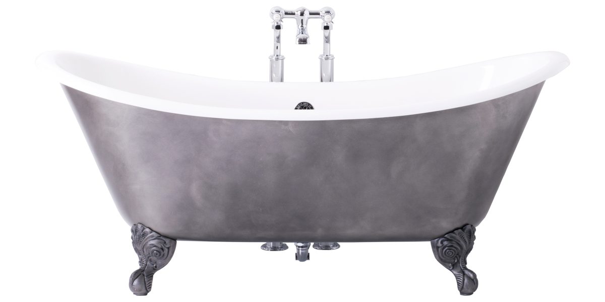 Imperium Bath shown with our burnished iron exterior.