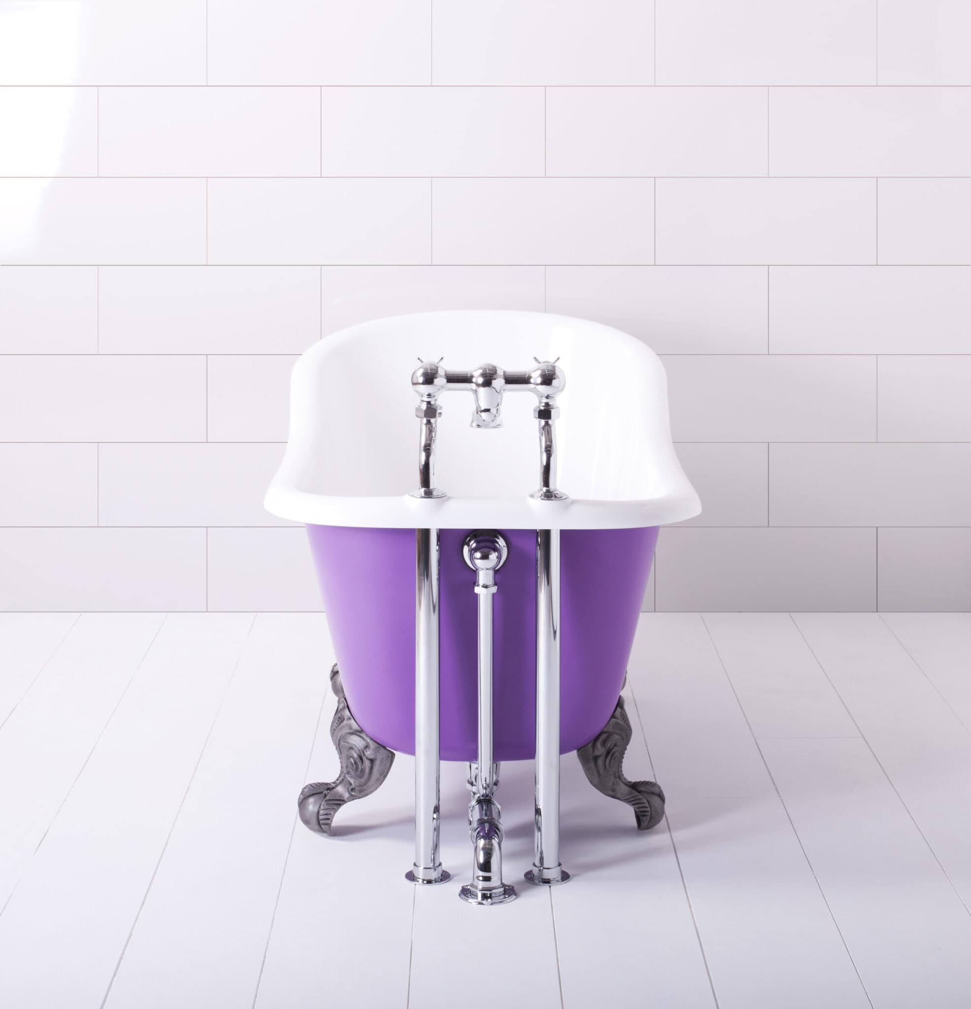 Pipe shrouds Chrome The Albion Bath Co Ltd