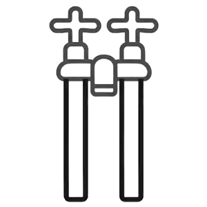 icon freestanding stand pipes